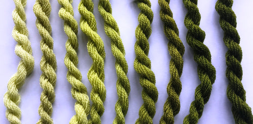 Heathway Milano Crewel Wool - Leaf Green (H0440)