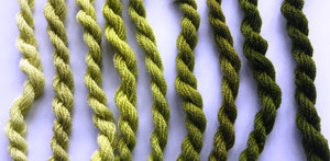 Heathway Milano Crewel Wool - Leaf Green (H0440)