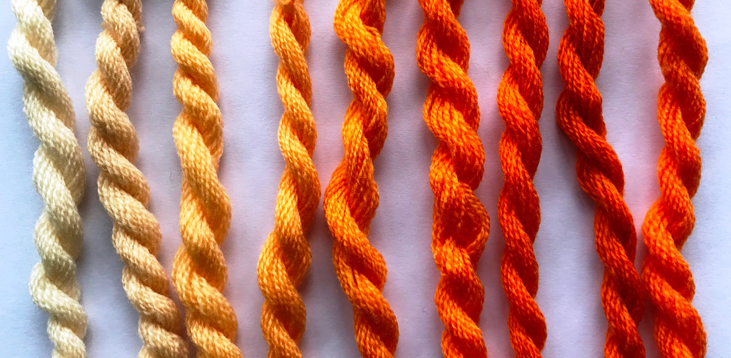 Heathway Milano Crewel Wool - Valencia Orange (H0360)